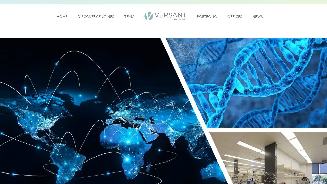 Versant Ventures biotechnology investment firm website