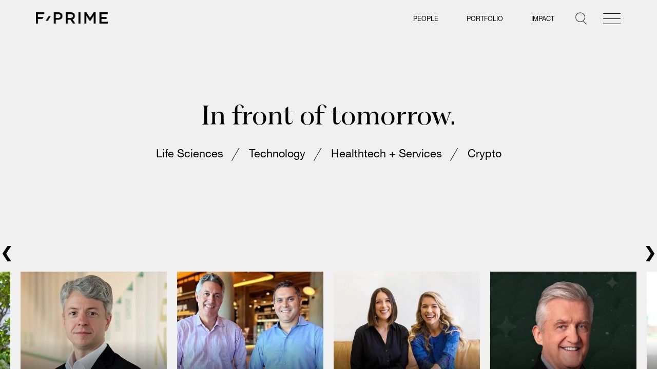 F-Prime Capital healthcare investment firm website