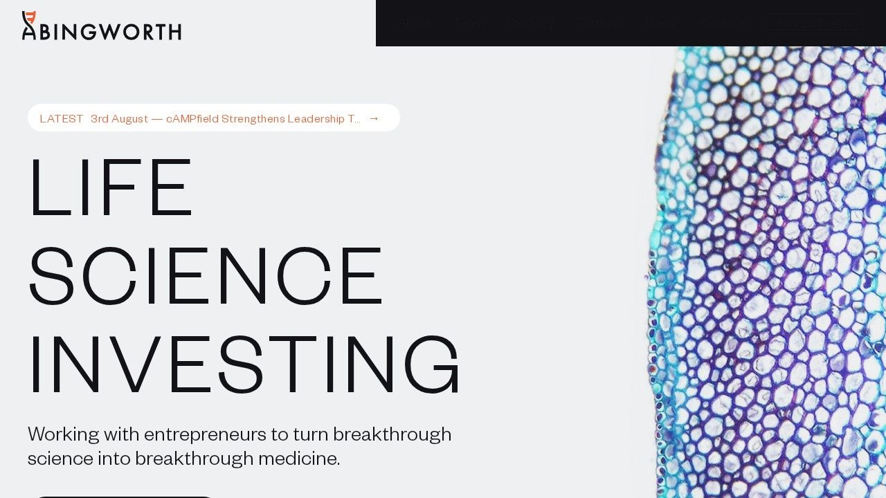 Abingworth transatlantic life sciences investment firm website