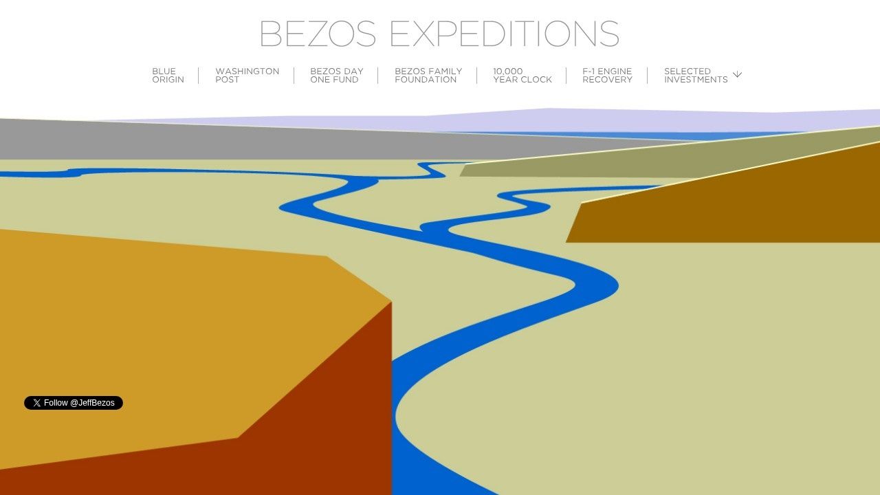 Bezos Expeditions investment vehicle website